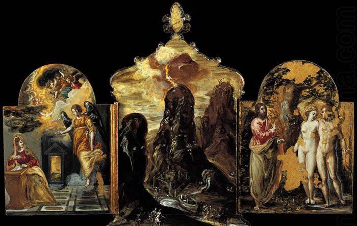 El Greco The Modena Triptych